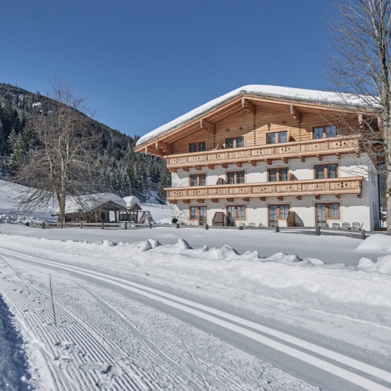 Außenansicht der Appartements Wieslbauer in Flachauwinkl